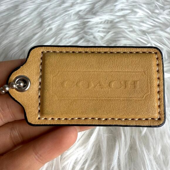 3" COACH Fob Bag Charm Hang tag Hangtag - Picture 1 of 2